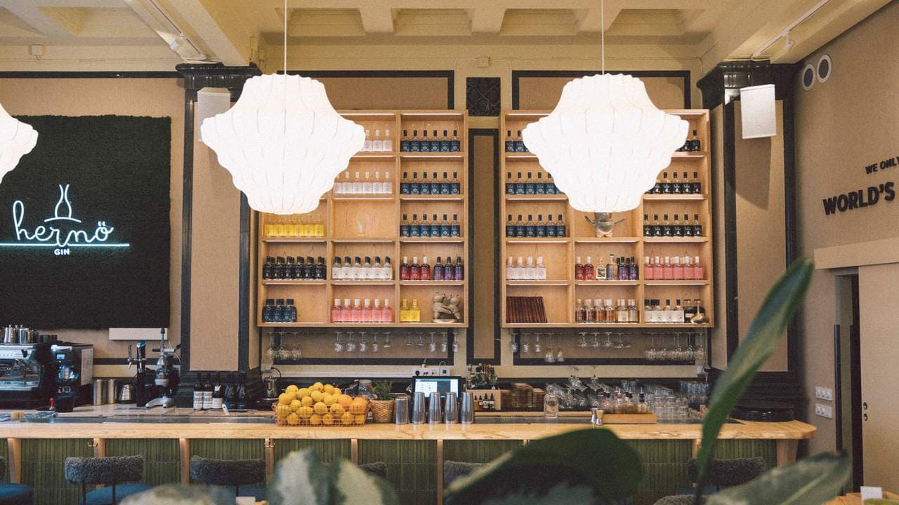 Hernö Gin Bar i Stockholm
